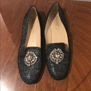 Nine West Jeweled Loafer Sz. 9